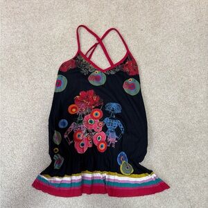 Desigual Multicolor Graphic Tank Top with pockets size S